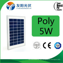 Panel solar poli de la alta calidad 5W para el sistema solar de Pico